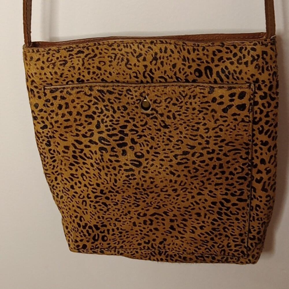 Madewell Crossbody Purse Women's The Slim Brooklyn in Mini. Animal Print - Picture 2 of 8